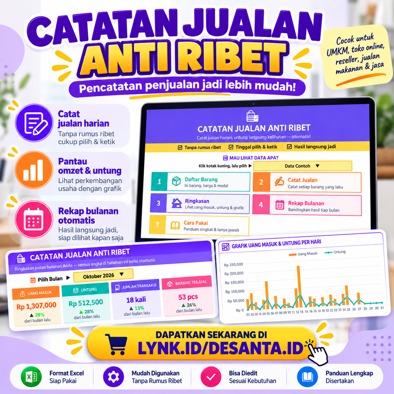 Preview Catatan Jualan Tanpa Ribet
